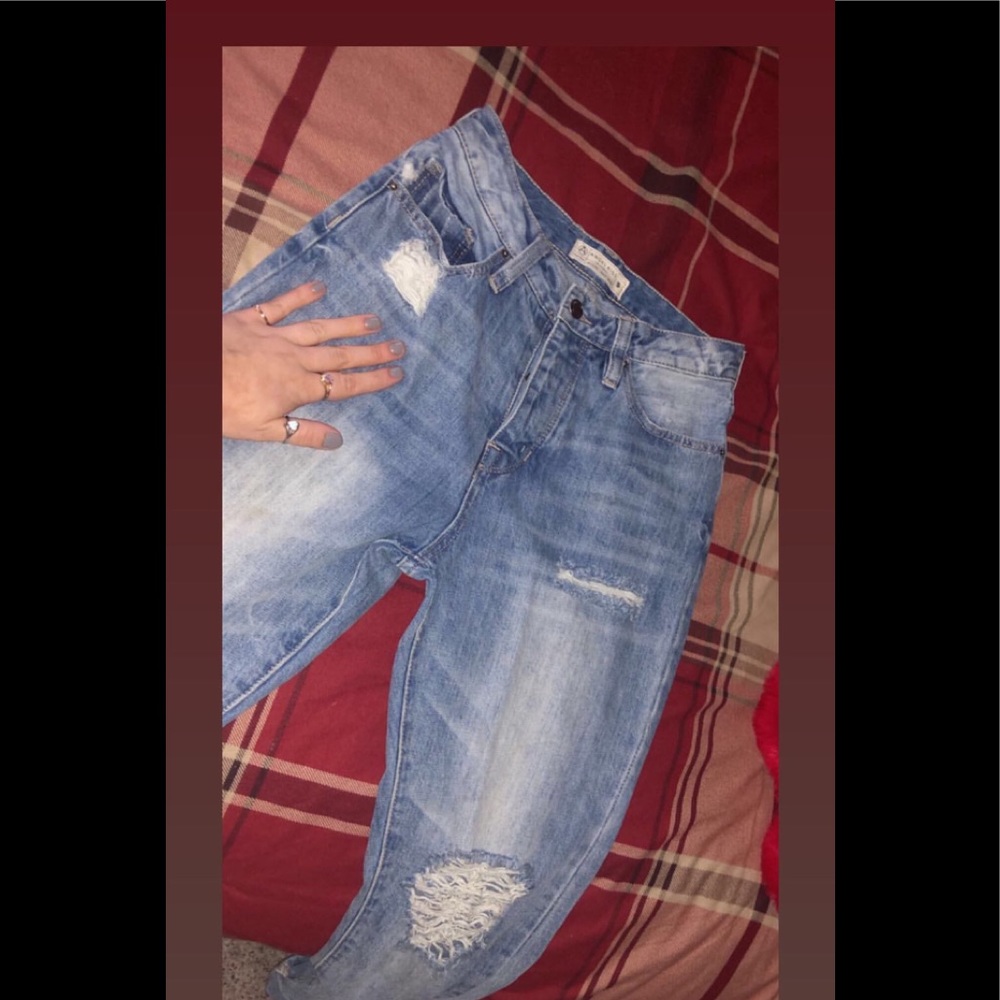 High rise Angle kiss jeans